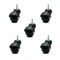 Service Caster 2 Inch Gloss Black Hooded 5/16 Inch Threaded Stem Ball Caster SCC, 5PK SCC-TS01S20-POS-GB-516-5 - alternate 1